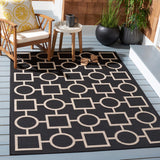 Safavieh Courtyard Power Loomed 85.4% Polypropylene/10.4% Polyester/4.2% Latex Outdoor Rug CY6925-266-4