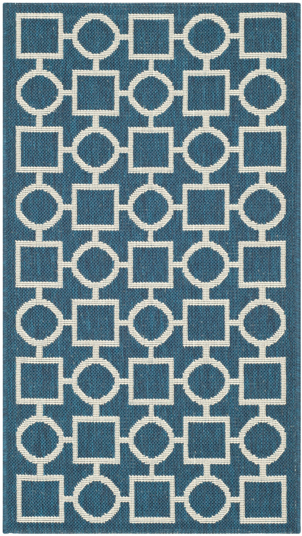 Safavieh Courtyard Power Loomed 85.4% Polypropylene/10.4% Polyester/4.2% Latex Outdoor Rug CY6925-268-2