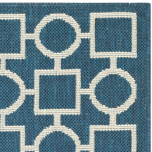 Safavieh Courtyard Power Loomed 85.4% Polypropylene/10.4% Polyester/4.2% Latex Outdoor Rug CY6925-268-3