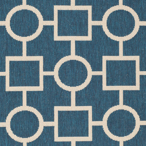 Safavieh Courtyard Power Loomed 85.4% Polypropylene/10.4% Polyester/4.2% Latex Outdoor Rug CY6925-268-5R