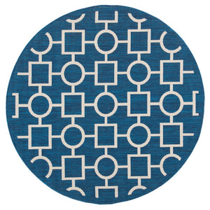 Safavieh Courtyard Power Loomed 85.4% Polypropylene/10.4% Polyester/4.2% Latex Outdoor Rug CY6925-268-5R