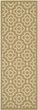 Safavieh Courtyard Power Loomed 85.4% Polypropylene/10.4% Polyester/4.2% Latex Outdoor Rug CY6926-244-4