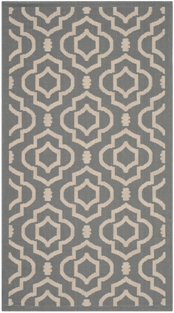 Safavieh Courtyard Power Loomed 85.4% Polypropylene/10.4% Polyester/4.2% Latex Outdoor Rug CY6926-246-4