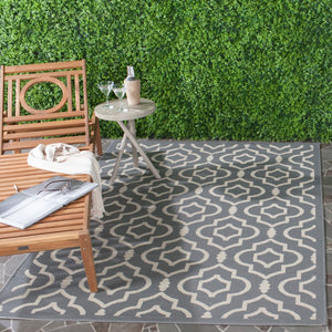 Safavieh Courtyard Power Loomed 85.4% Polypropylene/10.4% Polyester/4.2% Latex Outdoor Rug CY6926-246-4