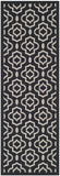 Safavieh Courtyard Power Loomed 85.4% Polypropylene/10.4% Polyester/4.2% Latex Outdoor Rug CY6926-266-4