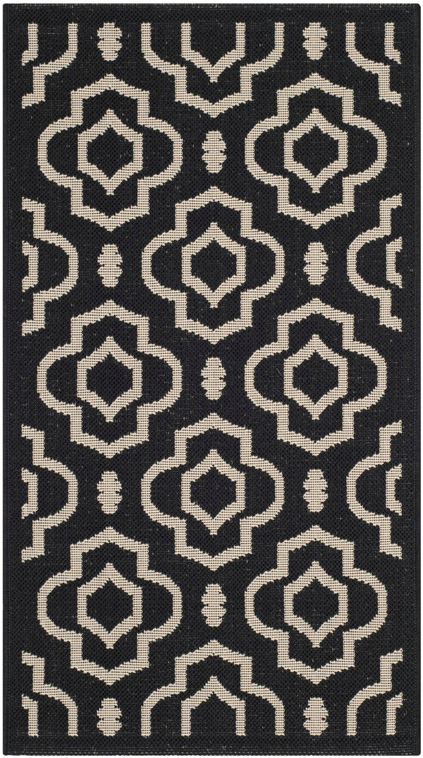 Safavieh Courtyard Power Loomed 85.4% Polypropylene/10.4% Polyester/4.2% Latex Outdoor Rug CY6926-266-4