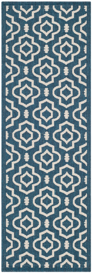 Safavieh Courtyard Power Loomed 85.4% Polypropylene/10.4% Polyester/4.2% Latex Outdoor Rug CY6926-268-4