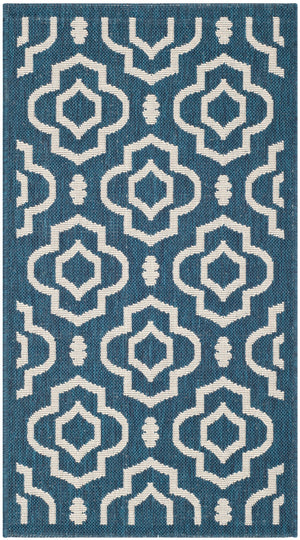 Safavieh Courtyard Power Loomed 85.4% Polypropylene/10.4% Polyester/4.2% Latex Outdoor Rug CY6926-268-4