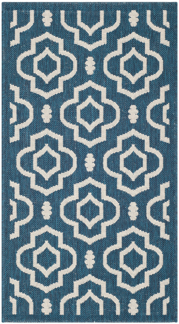 Safavieh Courtyard Power Loomed 85.4% Polypropylene/10.4% Polyester/4.2% Latex Outdoor Rug CY6926-268-4