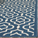 Safavieh Courtyard Power Loomed 85.4% Polypropylene/10.4% Polyester/4.2% Latex Outdoor Rug CY6926-268-4