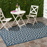 Safavieh Courtyard Power Loomed 85.4% Polypropylene/10.4% Polyester/4.2% Latex Outdoor Rug CY6926-268-4