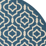 Safavieh Courtyard Power Loomed 85.4% Polypropylene/10.4% Polyester/4.2% Latex Outdoor Rug CY6926-268-5R