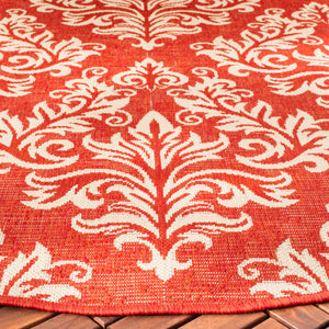 Safavieh Cy6930 Power Loomed 85.4% Polypropylene/10.4% Polyester/4.2% Latex Outdoor Rug CY6930-28-5R