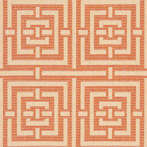 Safavieh Cy6930 Power Loomed 85.4% Polypropylene/10.4% Polyester/4.2% Latex Outdoor Rug CY6937-21-27