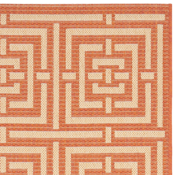 Safavieh Cy6930 Power Loomed 85.4% Polypropylene/10.4% Polyester/4.2% Latex Outdoor Rug CY6937-21-27