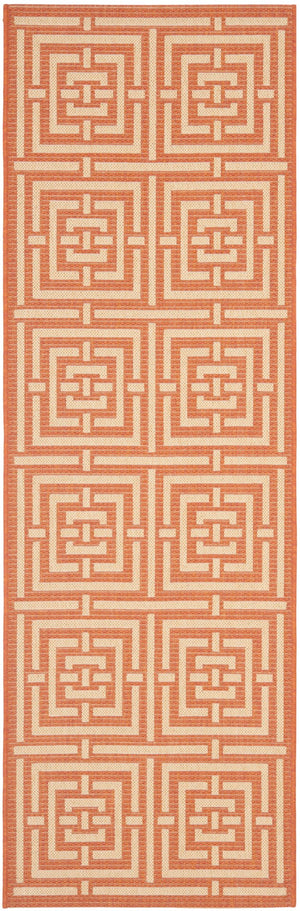 Safavieh Cy6930 Power Loomed 85.4% Polypropylene/10.4% Polyester/4.2% Latex Outdoor Rug CY6937-21-27