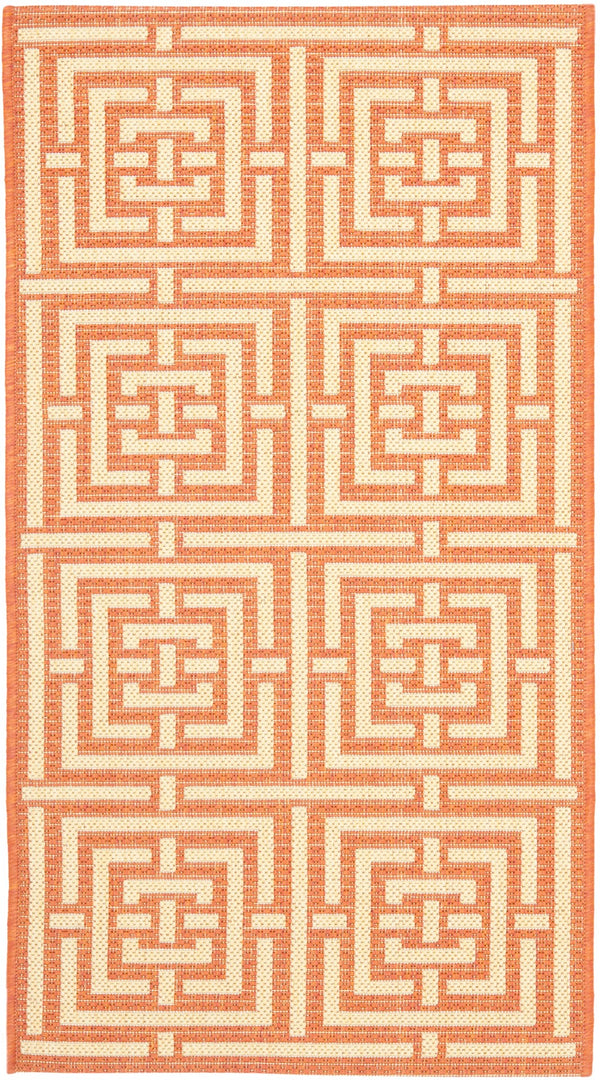 Safavieh Cy6930 Power Loomed 85.4% Polypropylene/10.4% Polyester/4.2% Latex Outdoor Rug CY6937-21-210