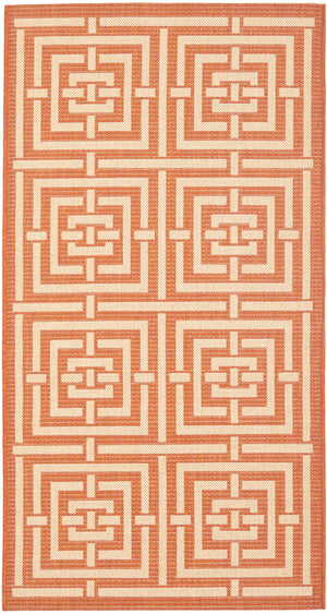 Safavieh Cy6930 Power Loomed 85.4% Polypropylene/10.4% Polyester/4.2% Latex Outdoor Rug CY6937-21-3