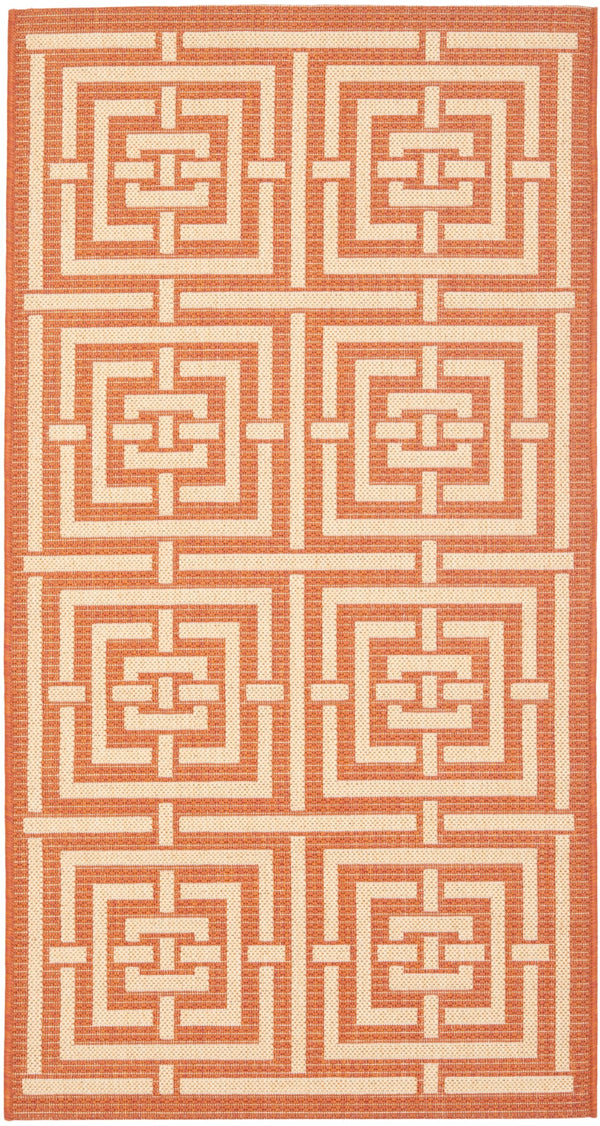 Safavieh Cy6930 Power Loomed 85.4% Polypropylene/10.4% Polyester/4.2% Latex Outdoor Rug CY6937-21-3