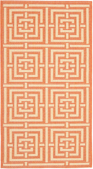 Safavieh Cy6930 Power Loomed 85.4% Polypropylene/10.4% Polyester/4.2% Latex Outdoor Rug CY6937-21-210