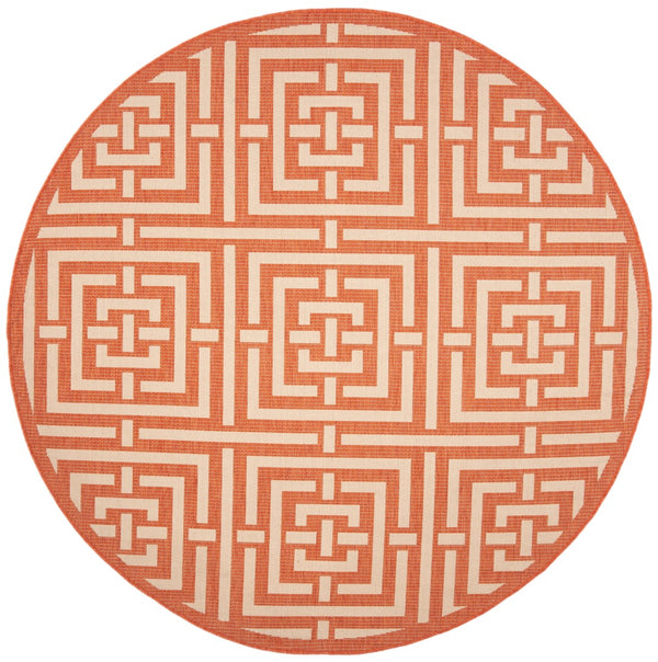 Safavieh Cy6930 Power Loomed 85.4% Polypropylene/10.4% Polyester/4.2% Latex Outdoor Rug CY6937-21-210