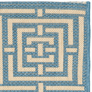 Safavieh Cy6930 Power Loomed 85.4% Polypropylene/10.4% Polyester/4.2% Latex Outdoor Rug CY6937-23-5R