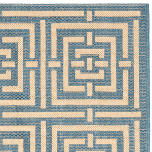 Safavieh Cy6930 Power Loomed 85.4% Polypropylene/10.4% Polyester/4.2% Latex Outdoor Rug CY6937-23-5R