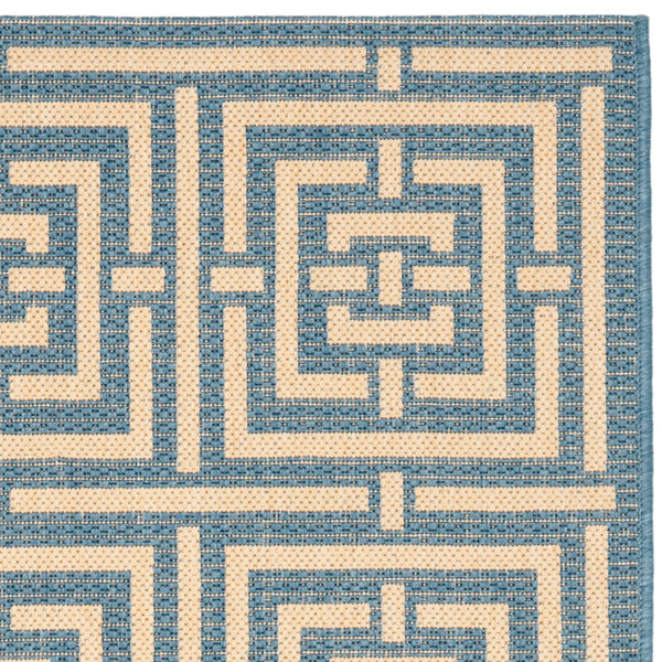 Safavieh Cy6930 Power Loomed 85.4% Polypropylene/10.4% Polyester/4.2% Latex Outdoor Rug CY6937-23-5R