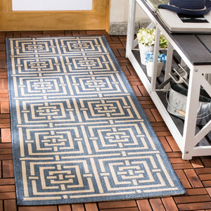 Safavieh Cy6930 Power Loomed 85.4% Polypropylene/10.4% Polyester/4.2% Latex Outdoor Rug CY6937-23-5R