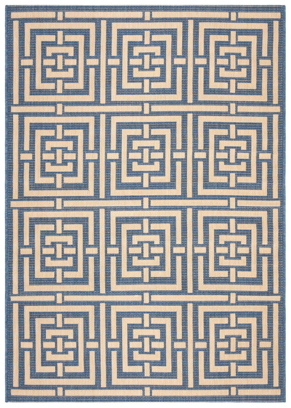 Safavieh Cy6930 Power Loomed 85.4% Polypropylene/10.4% Polyester/4.2% Latex Outdoor Rug CY6937-23-5R