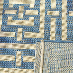 Safavieh Cy6930 Power Loomed 85.4% Polypropylene/10.4% Polyester/4.2% Latex Outdoor Rug CY6937-23-5R