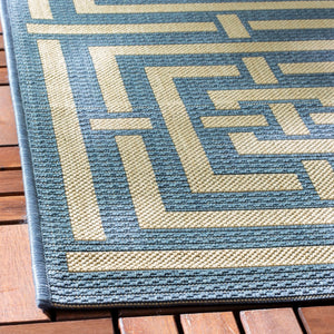 Safavieh Cy6930 Power Loomed 85.4% Polypropylene/10.4% Polyester/4.2% Latex Outdoor Rug CY6937-23-5R