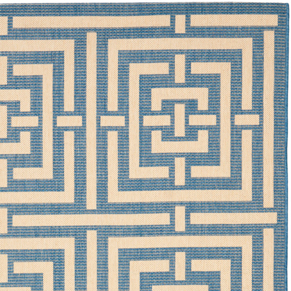 Safavieh Cy6930 Power Loomed 85.4% Polypropylene/10.4% Polyester/4.2% Latex Outdoor Rug CY6937-23-5R
