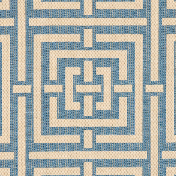 Safavieh Cy6930 Power Loomed 85.4% Polypropylene/10.4% Polyester/4.2% Latex Outdoor Rug CY6937-23-5R