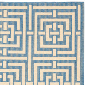 Safavieh Cy6930 Power Loomed 85.4% Polypropylene/10.4% Polyester/4.2% Latex Outdoor Rug CY6937-23-5R