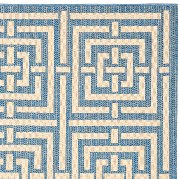 Safavieh Cy6930 Power Loomed 85.4% Polypropylene/10.4% Polyester/4.2% Latex Outdoor Rug CY6937-23-5R