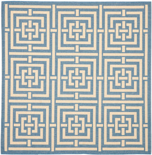 Safavieh Cy6930 Power Loomed 85.4% Polypropylene/10.4% Polyester/4.2% Latex Outdoor Rug CY6937-23-5R
