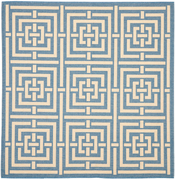 Safavieh Cy6930 Power Loomed 85.4% Polypropylene/10.4% Polyester/4.2% Latex Outdoor Rug CY6937-23-5R