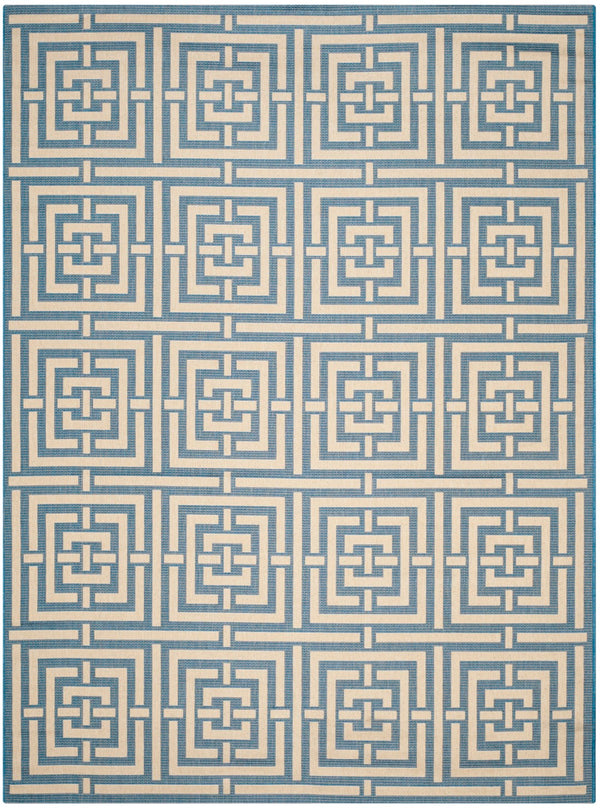 Safavieh Cy6930 Power Loomed 85.4% Polypropylene/10.4% Polyester/4.2% Latex Outdoor Rug CY6937-23-5R