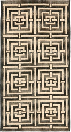 Safavieh Cy6930 Power Loomed 85.4% Polypropylene/10.4% Polyester/4.2% Latex Outdoor Rug CY6937-26-3