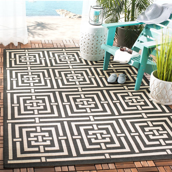 Safavieh Cy6930 Power Loomed 85.4% Polypropylene/10.4% Polyester/4.2% Latex Outdoor Rug CY6937-26-210