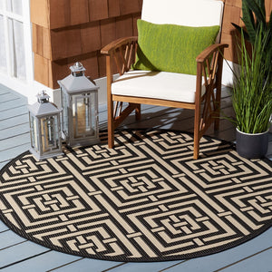 Safavieh Cy6930 Power Loomed 85.4% Polypropylene/10.4% Polyester/4.2% Latex Outdoor Rug CY6937-26-5R