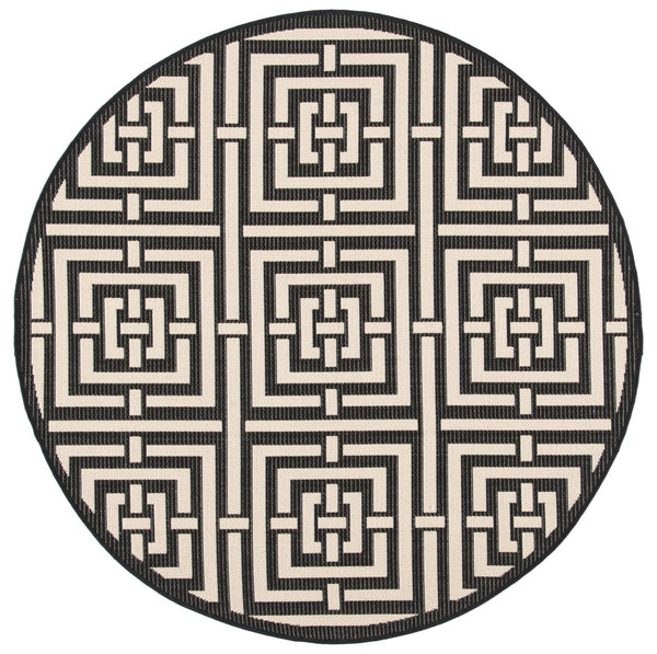 Safavieh Cy6930 Power Loomed 85.4% Polypropylene/10.4% Polyester/4.2% Latex Outdoor Rug CY6937-26-5R