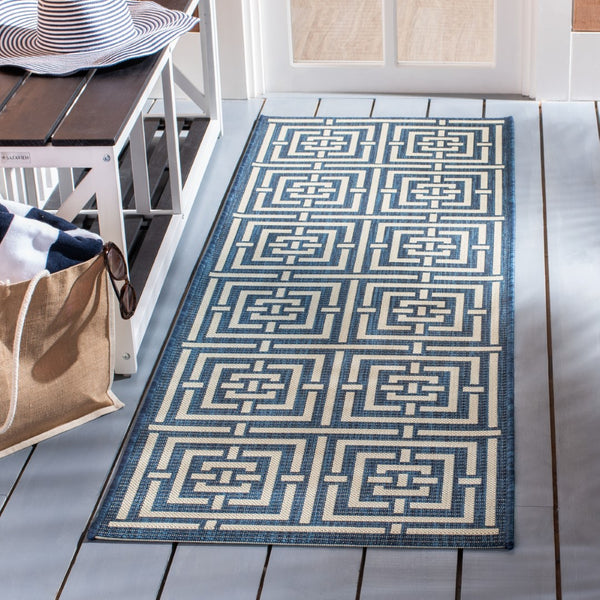 Safavieh Cy6930 Power Loomed 85.4% Polypropylene/10.4% Polyester/4.2% Latex Outdoor Rug CY6937-268-4