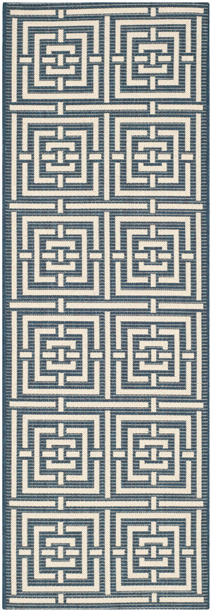 Safavieh Cy6930 Power Loomed 85.4% Polypropylene/10.4% Polyester/4.2% Latex Outdoor Rug CY6937-268-4
