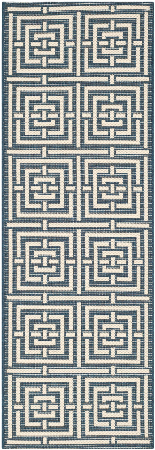 Safavieh Cy6930 Power Loomed 85.4% Polypropylene/10.4% Polyester/4.2% Latex Outdoor Rug CY6937-268-4