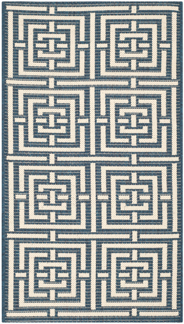 Safavieh Cy6930 Power Loomed 85.4% Polypropylene/10.4% Polyester/4.2% Latex Outdoor Rug CY6937-268-4