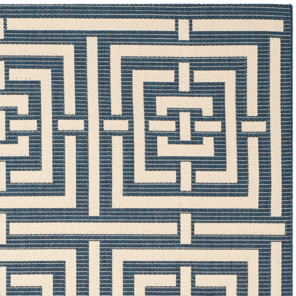 Safavieh Cy6930 Power Loomed 85.4% Polypropylene/10.4% Polyester/4.2% Latex Outdoor Rug CY6937-268-4