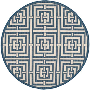 Safavieh Cy6930 Power Loomed 85.4% Polypropylene/10.4% Polyester/4.2% Latex Outdoor Rug CY6937-268-5R