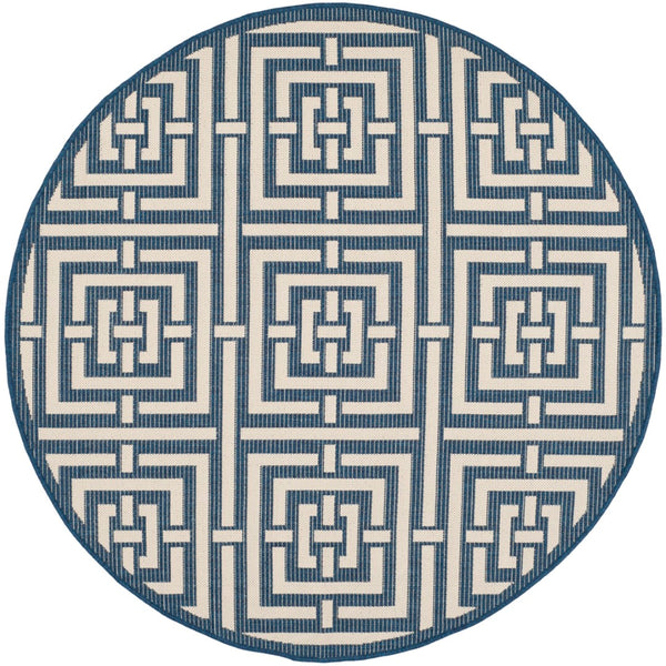 Safavieh Cy6930 Power Loomed 85.4% Polypropylene/10.4% Polyester/4.2% Latex Outdoor Rug CY6937-268-5R